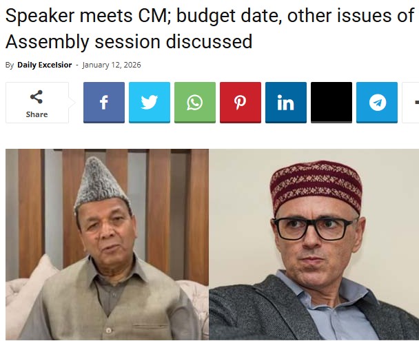 Speaker meets CM; budget date, other issues of Assembly session discus...
